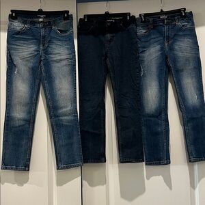 Cat & Jack Kids' Blue and Black Jeans Set